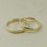 Aliança de Casamento em Ouro Amarelo 18K Tradicional